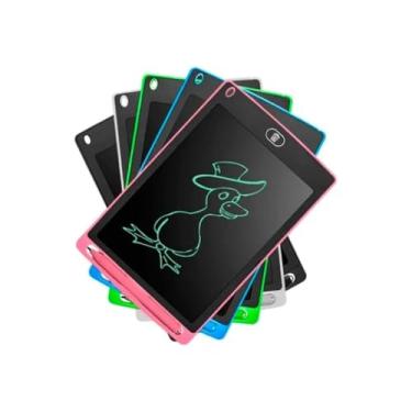 Imagem de Lousa Digital Mágica Infantil LCD 8,5” – Ideal para Estudo, Escrita e Desenho com Caneta Inclusa (Cores Sortidas)