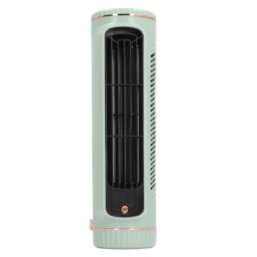 Imagem de Ventilador de Mesa, 3 Velocidades Silencioso Recarregável Ventilador Sem Pás, Ventilador de Torre | Ventilador Pequeno | Ventilador de Pé para Quarto Escritório Externo (Verde)