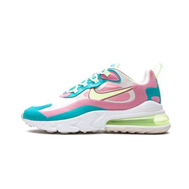 Imagem de Tênis feminino Nike Air Max 270 React Cw7015-100, White/Barely Volt-platinum Tint, 7