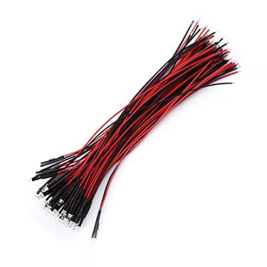 Imagem de Diodos Led Difusos de Várias Cores, Led Pré-conectado, 3/5/10mm 50 Peças de Economia de Energia para Iluminação de Hobby Brinquedos Industriais (3mm #04)