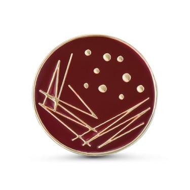 Imagem de Dr's gift Broche de lapela de esmalte de placa de Petri bacteriana para bolsa de mão, joias de laboratório de ciências para microbiólogos, estudantes, pesquisadores, presente, Medium, Zinco, Sem Pedra