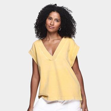 Imagem de Colete Moletom Hering Gola V Feminino-Feminino