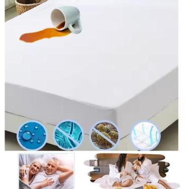 Imagem de Capa Protetora Impermeável de Colchão Solteiro  c.Zíper - Nilce