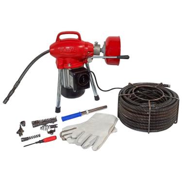 Imagem de Desentupidora Elétrica 40m 40-12mm 390w para Tubos