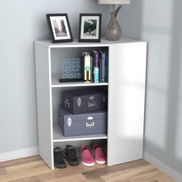 Imagem de Estante Organizadora De Canto Olavo 100% Mdf (livros Sala) - WoodCore