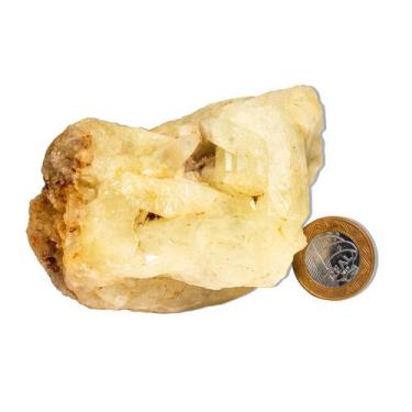 Imagem de 01 Enxofre Bruto Pedra Natural 500 a 600g 8 a 12cm Tipo A - Cristaisde
