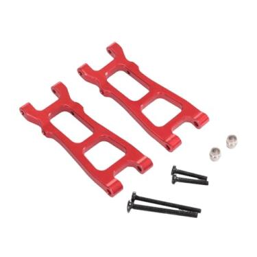 Imagem de Esquirla 2pcs traseiro traseiro braço de suspensão traseiro rc swing braço 1/20 RC Modelo carro controle remoto suspensão de brinquedo braços de suspensão de, Vermelho