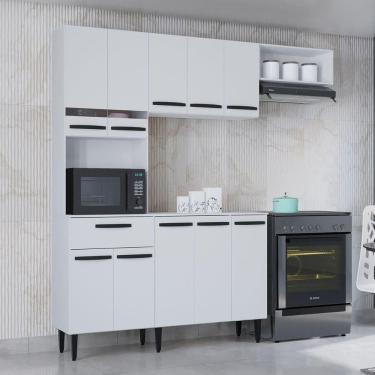 Imagem de Cozinha Poquema Dora 10 Portas 1 Gaveta Branco