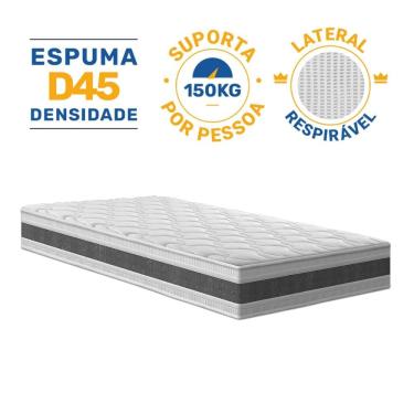 Imagem de Colchão de Espuma D45 Double Face Air Pro Força Anjos Solteiro 88cm