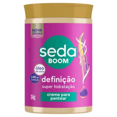 Imagem de Creme para Pentear com Óleo de Coco Seda Boom Definição 1kg
