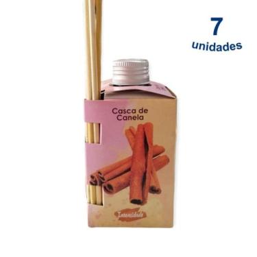 Imagem de Kit 7 Aromatizador Ambiente de Casca de Canela 280ml Difusor Vareta da