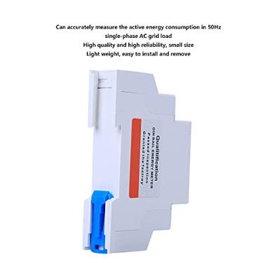 Imagem de Medidor de Energia DIN DIN 1P Counter de Fase House Housedoms Appliances 230V DDS6619-001 (DDS6619-001-5 (60) a)