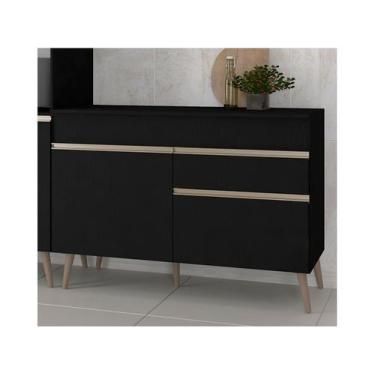 Imagem de Balcão de Cozinha com Tampo para Pia Luciane - 2 Portas 1 Gaveta Venez