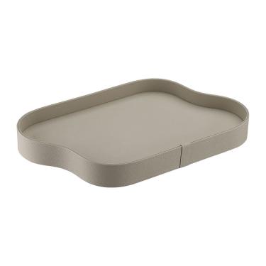 Imagem de Bandeja Hara Orgânica Mavie Em Couro Ecológico 42x25x4,5 cm