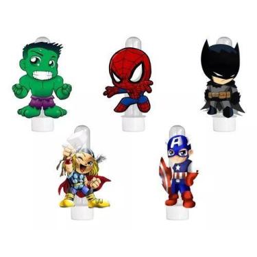 Imagem de 20 Tubetes 3d Personalizado Lembrancinha Herois Baby - Barbara Utilida