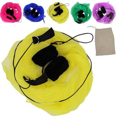 Imagem de Malabarismo Poi Scarf Poi, Cauda Poi, Pratique Malabarismo Spinning Poi Soft Heads Spiral Pois Exercise Kit, Adequado para iniciantes e profissionais (amarelo)