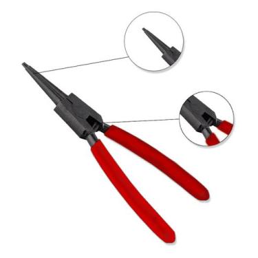 Imagem de Alicate Para Anéis Bico Reto 150mm - Toolsworld