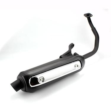 Imagem de mokuo Tubo De Escape Do Cabeçote Silenciador Para Scooters Gy6 125Cc 150Cc Taotao Vitacci Spark Zoom 150 Com Motor A Gás, Ideal Motociclistas Gator F2