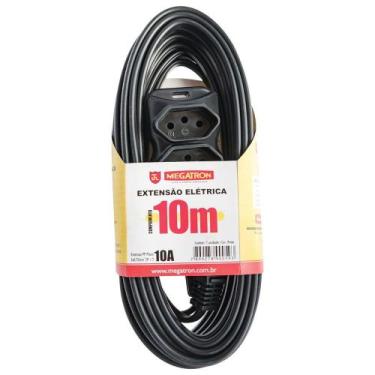 Imagem de Extensão cabo pp plano 3x0,75 10 metros pt 59 - MEGATRON