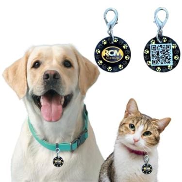 Imagem de RCM Group® - Tag De Identificação Para Pets Com QR Code – Segurança, Estilo E Praticidade Para Seu Melhor Amigo, Acesso Rápido Ao Seu Contato, Garantindo Localizar O Pet Em Caso De Perda - RCM Group®