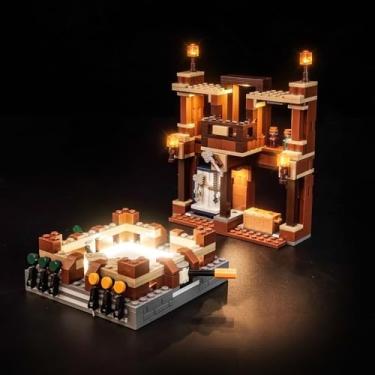 Imagem de LocoLee Kit de luzes compatível com Lego 21272 Woodland Mansion Fighting Ring – Sem modelo apenas luz, acessórios de iluminação LED compatíveis com Lego Woodland Mansion vs. Ring 21272