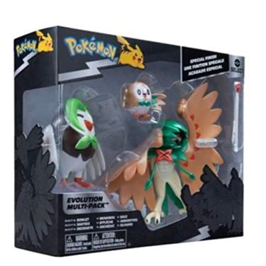 Imagem de Pokemon Select Evolution Multipack Rowlet Dartrix Decidueye Action Figure Set 3pk