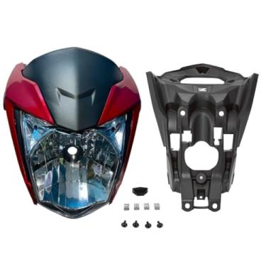 Imagem de Kit Frente Completa Farol Aranha Honda Cg Titan 160 2022 A 2024 Todas Cores(Vermelho Pimenta 2024)