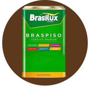 Imagem de Tinta Piso Premium Braspiso Brasilux 18L, Marrom