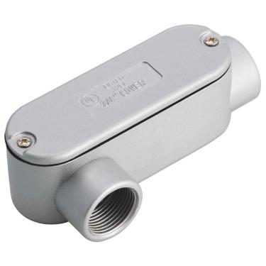 Imagem de Condulete Fixo Ovalado 3/4" Tipo "lr" - Com Tampa / Rosca Bsp / Com Pintura Tramontina