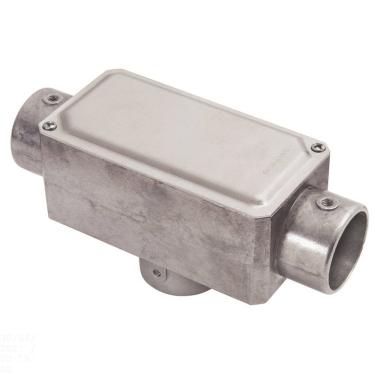 Imagem de Condulete Fixo 1" Tipo "tb" - Com Tampa / Sem Rosca / Sem Pintura Tramontina