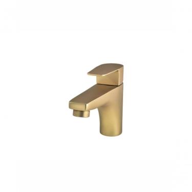 Imagem de Torneira Banheiro Misturador Monocomando - Dourado Fosco - Color Led