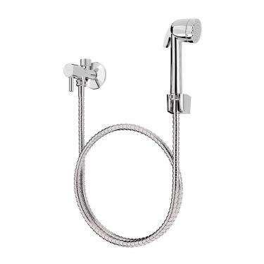 Imagem de Ducha Higiênica Blukit Confort Com Registro E Derivação Cromada