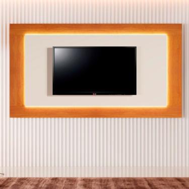 Imagem de Painel Para Tv Até 58 Polegadas Com Led Grecia Naturalle-off White