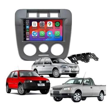 Imagem de Kit Multimídia Gol Voyage Saveiro Parati G4 Mold Graf 7 Pol CarPlay An