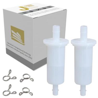 Imagem de JLM MARINE Filtros De Combustível Em Linha 398319 2 Peças Para Motores Popa Johnson Evinrude Omc, Yamaha E Mercury 3/8" 10 Mm Gp1-U775C-10 802128A1 18-7831