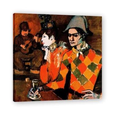 Imagem de Arlequim com murais de Diego Rivera de vidro – Arte de realismo socialista mexicano, muralista do século 1652, coleção clássica do museu de Nova York para decoração de casa 60 x 60 cm