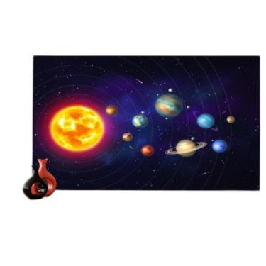 Imagem de Papel De Parede 3D Espaço Estrelas Planetas 3,5M Nsp191 - Você Decora