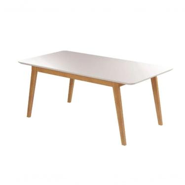 Imagem de Mesa De Jantar Elegance Jcm Movelaria Cinamomo/off 1,60 M