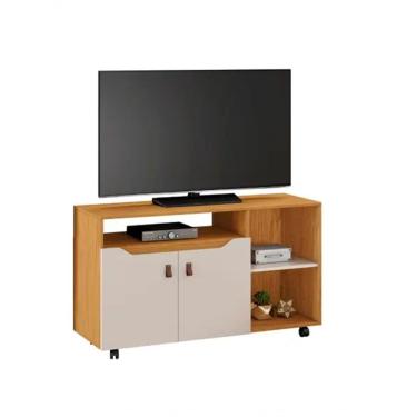 Imagem de Rack Seleto Para Tv Até 49" Jcm Movelaria - Cinamomo/off