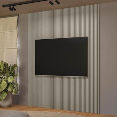 Imagem de Painel para TV Até 85 Polegadas Ripado Gris Fosco 810010150 - Linea Brasil