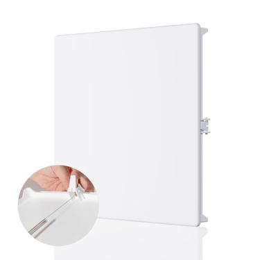 Imagem de Morvat Painel de acesso de mola 30,5 x 30,5 cm para teto e drywall, plástico ABS durável resistente e caixa de acesso de fácil instalação, placa de cobertura de furo de parede para encanamento e cabos