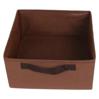 Imagem de Caixa organizadora Marron c/ Alça de 28x15x28cm