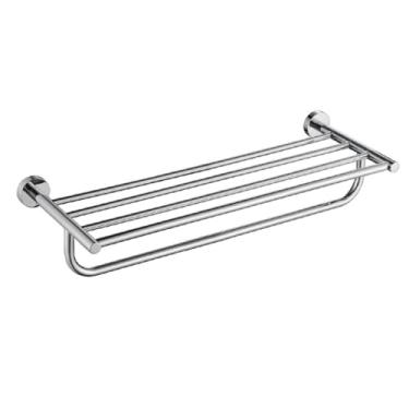 Imagem de Conjunto de banheiro em níquel escovado - porta-papel, barra de toalha e gancho para roupão | Aço inoxidável fosco, 5 peças, toalheiro