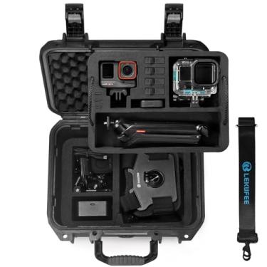 Imagem de Lekufee Capa Rígida À Prova D'Água Portátil Compatível Com Insta360 Ace Pro 2, Pro, Câmera E Mais Acessórios (Somente Capa)