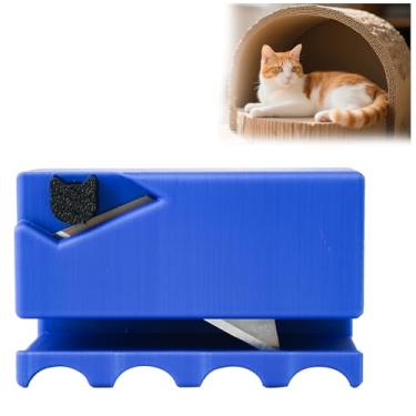 Imagem de Tinoaly Cortador de Arranhador para Gatos, Ferramenta de Cortador Tiras Papelão Portátil Arranhadores Gatos Máquina Corte Caixas Papelão DIY para Pets Donos Animais Amantes DIY Entusiastas