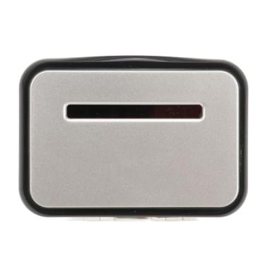 Imagem de Pedômetro de caminhada simples balcão de etapa 3D com clipe para homens Mulheres rastreando etapas A distância a pé Calorias CR 797 Fonte solar alimentada por bateria Fonte de (Prata)