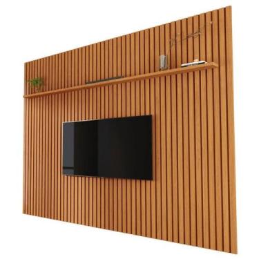 Imagem de PAINEL VIVA 100% RIPADO COR NATURE RÚSTICO AMADEIRADO 230cm x 180cm PA