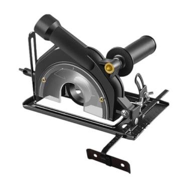 Imagem de IEUDNS Suporte de suporte para ranhuras de corte com régua guia para rebarbadoras angulares modelo 100-125 à prova de poeira