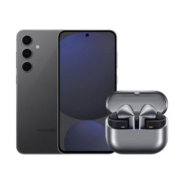 Imagem de S24 FE (256GB) - Grafite + Galaxy Buds3 Pro - Cinza
