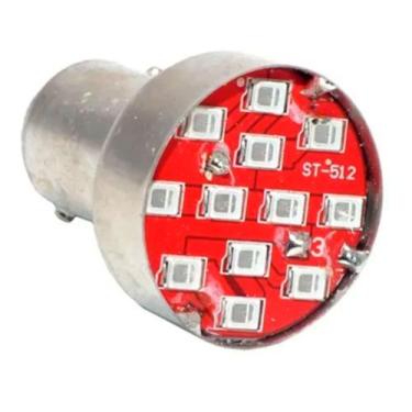 Imagem de Lâmpada Led Stop Vermelha Unidade - Serjão Parts, VERMELHO, Unidade